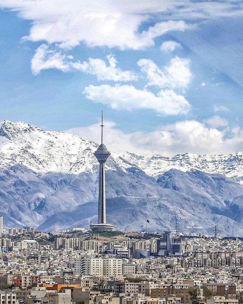 کاهش دمای هوای تهران